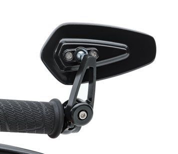 Торцеве дзеркало на кермо для Vespa Craftride LS6 чорне