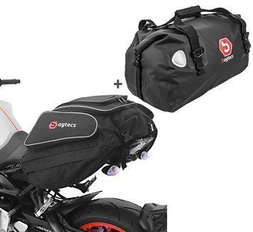 Комплект мотоциклетной задней сумки ST3 Bagtecs X50 и задней сумки Drybag XF40 90Ltr