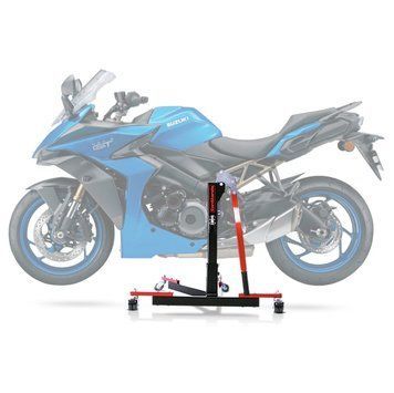 Центральна підставка ConStands Power-Evo, сумісна з Suzuki GSX-S 1000 GT 22-25 червоного кольору