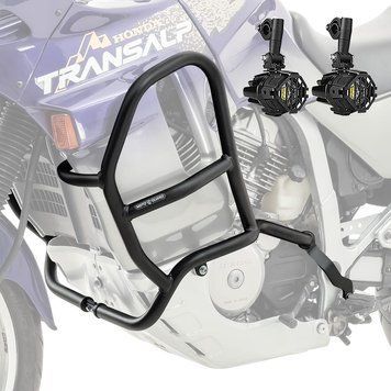 Комплект захисної дуги + додаткові протитуманні фари Honda Transalp XL 600 V 87-99