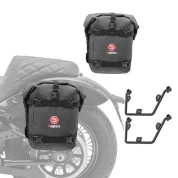 2x кофры K4 + 2x держателя кофров для Harley Davidson Dyna Super Glide Sport 98-05 слева и справа