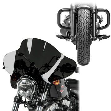 Комплект ветрового стекла Batwing + защитные дуги Honda Rebel 500 CMX 17-25 Craftride DKL