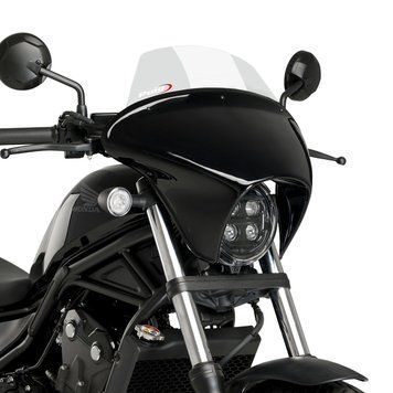 Обтекатель Batwing с ветровым стеклом для Honda Rebel 500 CMX 20-25 Puig SML прозрачный Touring 21064W