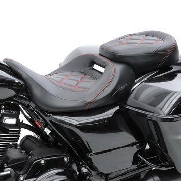 Сидения для Harley Davidson Touring 09-25 comfort seat Craftride RH3 черно-красное