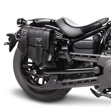 Мотоциклетні сідельні сумки Craftride Montana 8 літрів кожна пара, права та ліва, чорного кольору