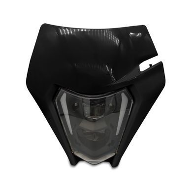 Светодиодная фара с обтекателем, совместимая с KTM EXC/EXC-F/Freeride/Enduro/SMC 14-25 Xdure SW1 DRL, черный