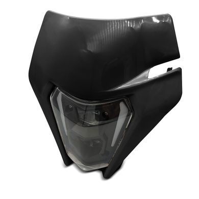 Светодиодная фара с обтекателем, совместимая с KTM EXC/EXC-F/Freeride/Enduro/SMC 14-25 Xdure SW1 DRL, черный