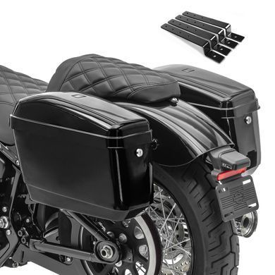 Комплект боковых кофров для Harley Davidson Softail Low Rider / S Craftride Nevada по 20 литров