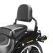 Спинка CSS Craftride, сумісна із мотоциклом Harley Davidson Softail Low Rider ST 22-26 чорного кольору