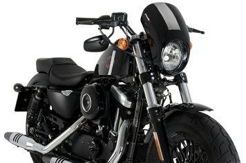 Напівобтічник Anarchy Puig для HARLEY DAVIDSON SPORTSTER FORTY-EIGHT XL1200X 2015-2020 чорного цвета 21084N