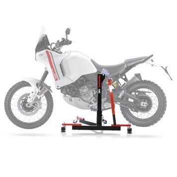 Центральна підставка ConStands Power-Evo, сумісна з Ducati Desert X 22-25, червона
