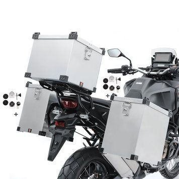 Комплект алюмінієвих кофрів: Бічні 35-35л, центральний кофр 38л Yamaha XTZ 660 Tenere