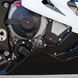 Комплект защитных крышек двигателя для Aprilia RS 660 20-24 Motoguard MD49B черного цвета.