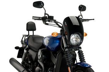 Напівобтічник Anarchy Puig для HARLEY DAVIDSON STREET 750 XG750 2015-2021 чорного цвета 21085N