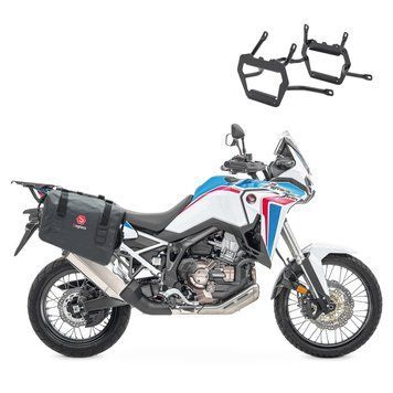Бічні сумки + багажник для мотоцикла Honda Africa Twin CRF 1100 L/Adventure Sports 20-26 Bagtecs WD1-S SLP