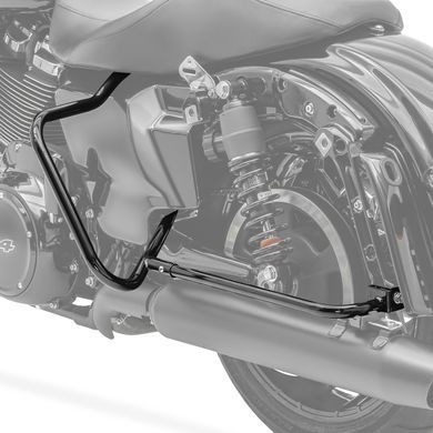 Опорні кронштейни для бічних кофрів або жорстких сідельних сумок Harley Davidson CVO Street Glide 14-25 чорні Craftride