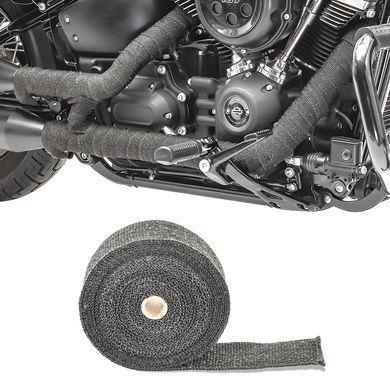 Лента термозащитная для мотоциклов Craftride лента для выхлопа черная 10м