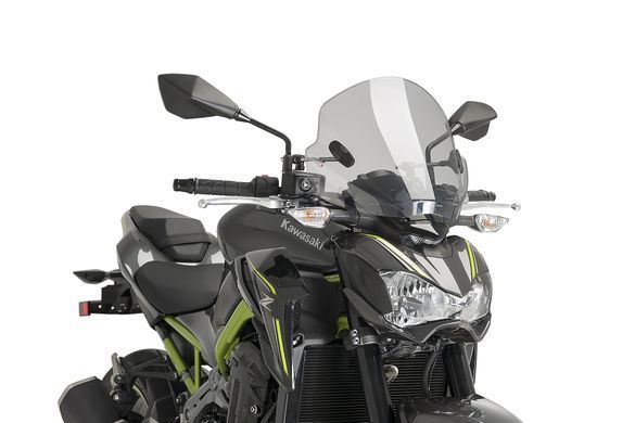 Ветровое стекло Trend Puig для KAWASAKI Z900 2017-2024 дымчастого цвета 6407H