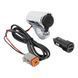 Роз'єм 12В на кермо 7/8 - 1"дюйм для Harley-Davidson 2011-2021 з USB хром Craftride