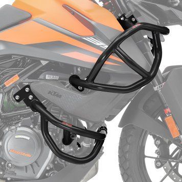 Комплект захисних дуг для KTM 390 Adventure 20-24 верхній та нижній захисний брус чорний