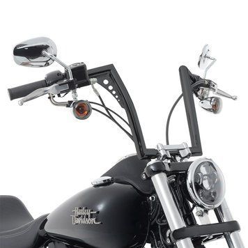 Руль Ape Hanger 12 дюймов для мотоциклов Harley Davidson Softail Street Bob / 114 Craftide, черный.