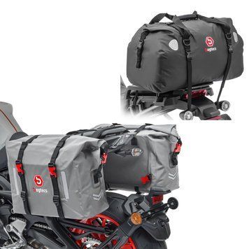 Задня сумка Drybag 60 л + бічні водонепроникні сумки 2x30 л з рулонною застібкою