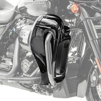 Нижний вентилируемый обтекатель для Harley Davidson Road King Special 17-23 Craftride черного цвета