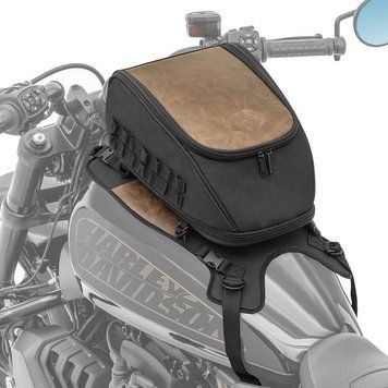 Винтажная сумка на бак мотоцикла Triumph Bonneville T120 / T100, с системой крепления Craftride.