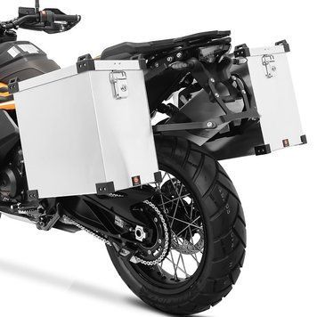 Комплект алюмінієвих кофрів Honda Varadero 125 Bagtecs Namib 35 L з комплектом кріплення для багажника