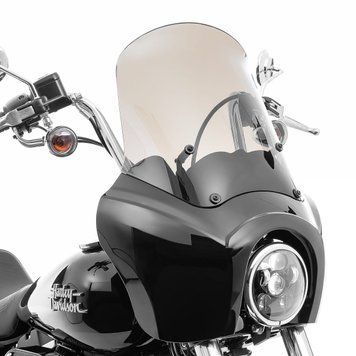 Обтекатель передний для Harley Dyna Low Rider 99-17 Craftride MG5 чёрно-дымчато-серый