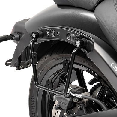 Крепление боковой сумки совместимо с Kawasaki Vulcan S / Caf&eacute; 2015&ndash;2024, правая, Reno 17 л, Craftride