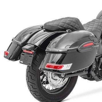 Комплект бічних кофрів Kawasaki VN 1600 Classic / Tourer Craftride Delaware 33Ltr чорний