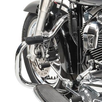 Захист двигуна для мотоциклів Harley Davidson Fat Boy 2000-2017, Craftride Mustache, хромований, DPLB2.