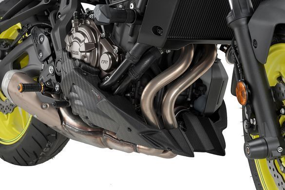 Спойлер двигателя Puig для YAMAHA TRACER 700 2018-2019 под карбон 7022C