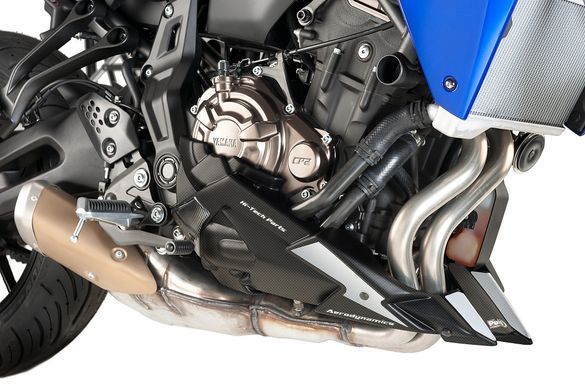 Спойлер двигателя Puig для YAMAHA TRACER 700 2018-2019 под карбон 7022C