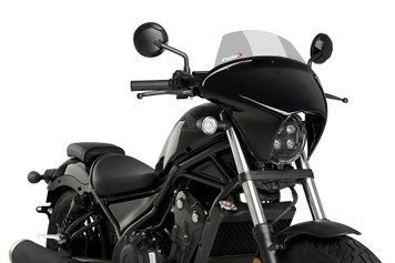 Полуобтекатель Touring Batwing SML Puig для HONDA CMX 500 REBEL SE 2020-2025 дымчастого цвета 21064H