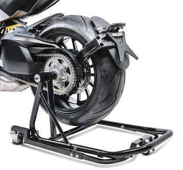 Задняя подставка-тележка для мотоцикла BMW R NineT Pure 17-23 ConStands Single Mover, черная.