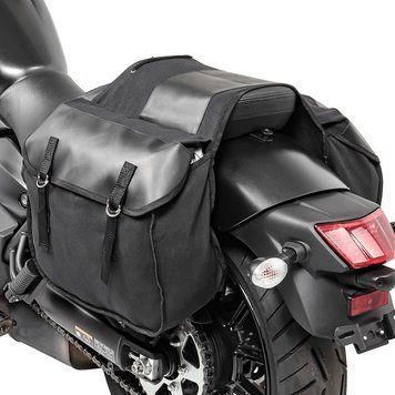 Мотоциклетні сумки сідельні Craftride SC3 Sidebags Canvas 18 л кожна, чорні