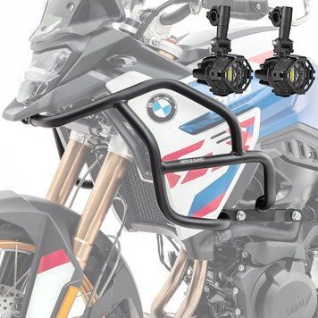 Комплект верхньої захисної дуги + додаткові фари BMW F 900 GS 24-25 Motoguard HG53