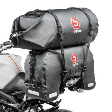 Задня сумка + рол-сумка для Kawasaki KLE 500 Bagtecs SX45/RB50 95L
