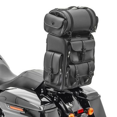 Сумка для Harley Street Glide / Специальная сумка на хвост Craftride DLX с багажным валиком