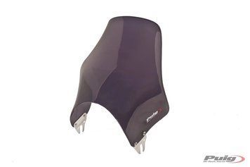 Вітрове скло Naked Puig для HONDA CG 125 1998-2023 темно-димчастого кольору 4320F