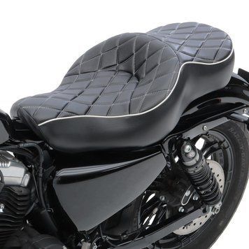 Двомісне сидіння для мотоцикла Harley Davidson Sportster 883 Superlow 11-20 DB1 Craftride.
