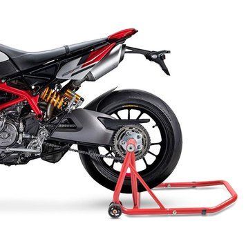 Подставка для мотоцикла с односторонним маятником Ducati Hypermotard 950 / SP 19-25 ConStands Single-Classic красный