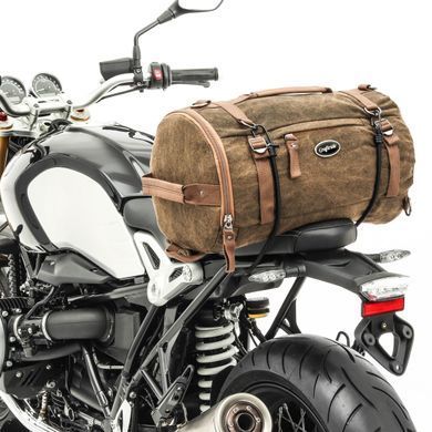 Задняя сумка Vintage 25L для Triumph Speed / Street Twin коричневого цвета Craftride