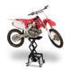 2x домкрати для мотоциклів Enduro ConStands Cross-Lift XL Ножичні домкрати для мотокросу з роликами в економ-наборі чорного кольору