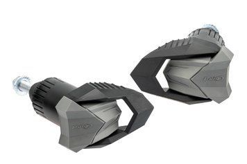 Слайдеры на раму R19 Puig для HONDA CBF600 ABS 2008-2012 черного цвета 4423N
