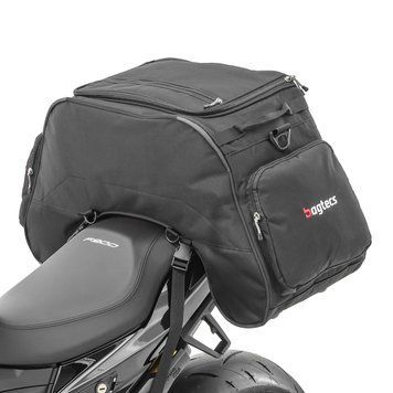 Сумка на заднюю часть мотоцикла Bagtecs черная DK1071