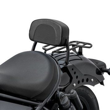 Спинка сумісна з Honda Rebel 500 CMX 17-26 Craftride SR39 чорного кольору