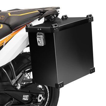 Алюмінієвий кофр Honda Transalp XL 600 V алюмінієві бічні кофри Bagtecs Namib 35L чорний
